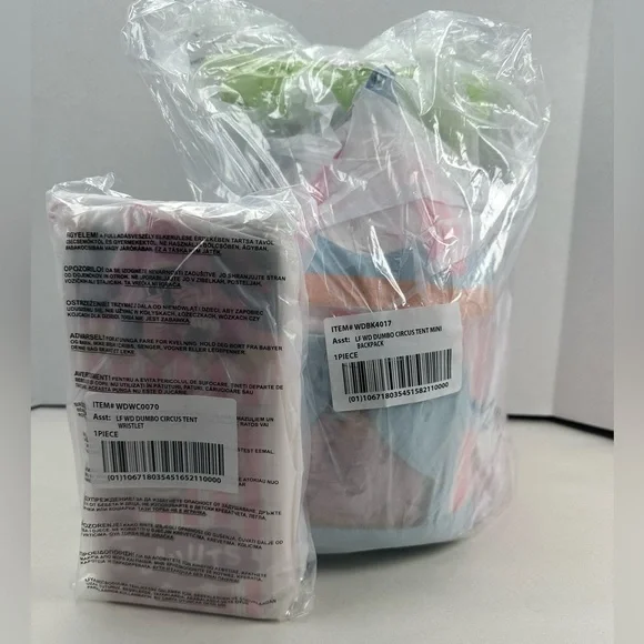 Loungefly Dumbo Exclusive Circus Tent Light Up Mini Backpack & Wallet - Picture 12 of 12